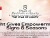 Day 3-Light Gives Empowerment, Signs & Seasons