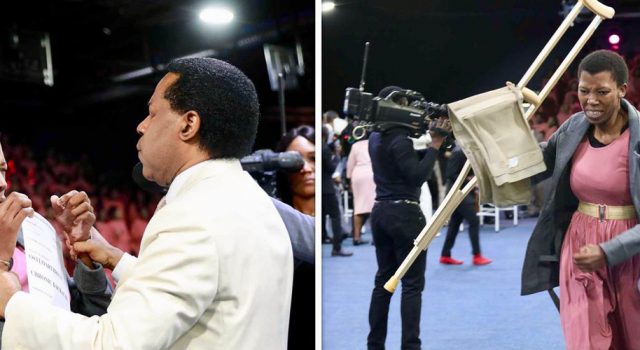 Miracles Erupt as Pastor Chris Ministers to the Sick at First Healing Service