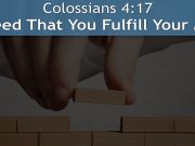 Locate Yourself In God’s Purpose