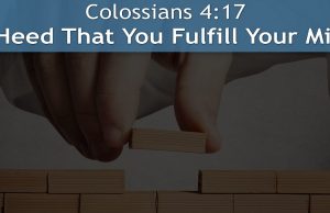 Locate Yourself In God’s Purpose