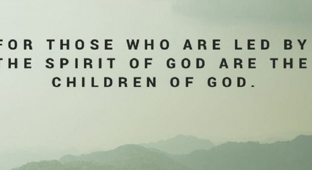 Yield To The Spirit For Guidance And Direction