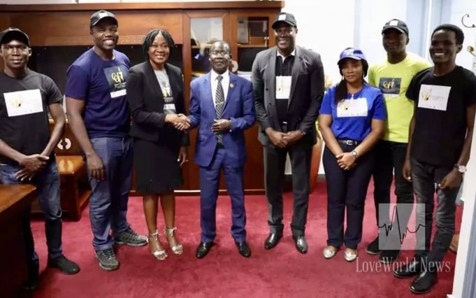Delegates from Chris Oyakhilome Foundation Meet Vice President of South Sudan