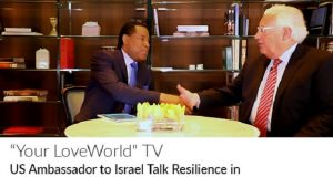 US Ambassador To Isreal Interview With Pastor Chris