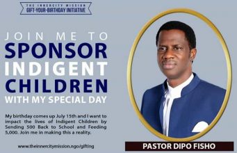 Join Me To Send 500 Indigent Children Back To School And Sponsor 5000 Meals