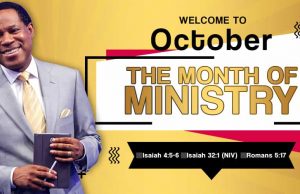 October “The Month of Ministry”