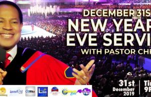 December 31st New Year’s Eve Service With Pastor Chris
