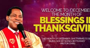 December ” The Month of Blessings in Thanksgiving”
