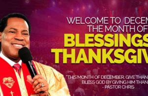 December ” The Month of Blessings in Thanksgiving”