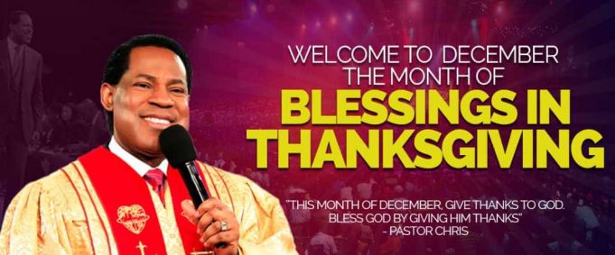 December ” The Month of Blessings in Thanksgiving”