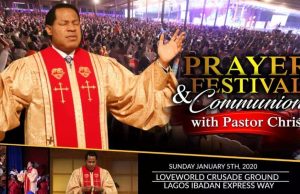 Prayer Festival & Communion With Pastor Chris