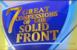 7 Great Confessions Of Our Solid Front