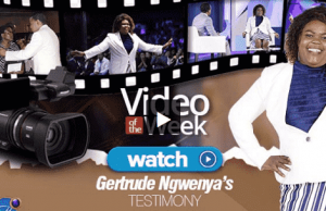 Watch Gertrude Ngwenya’s inspiring testimony of healing from cervical cancer