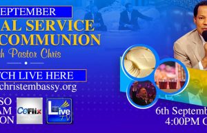 September Global Communion Service With Pastor Chris
