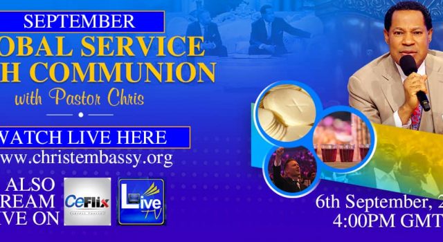 September Global Communion Service With Pastor Chris