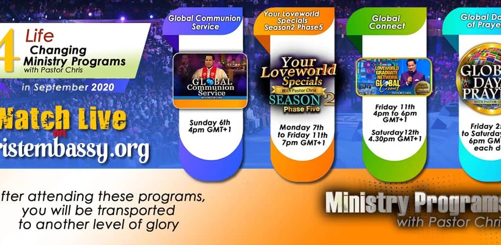 Four Life Transforming Programs With Pastor Chris