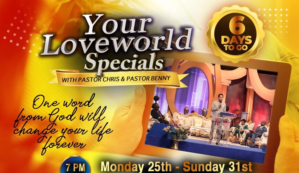 Your Loveworld Specials With Pastor Chris And Pastor Benny