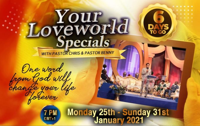 Your Loveworld Specials With Pastor Chris And Pastor Benny