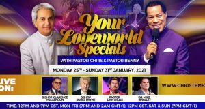 Your Loveworld Specials With Pastor Chris And Pastor Benny