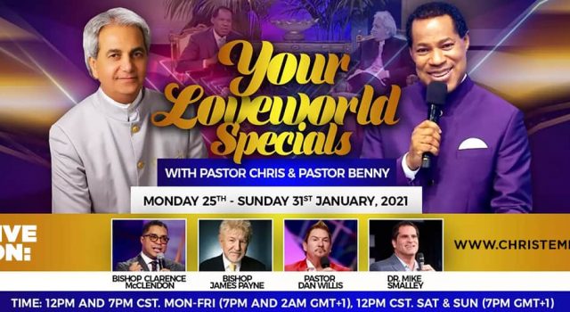 Your Loveworld Specials With Pastor Chris And Pastor Benny