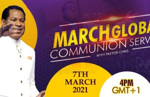 March Global Communion Service With Pastor Chris