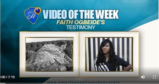 Healed of neurological disorder