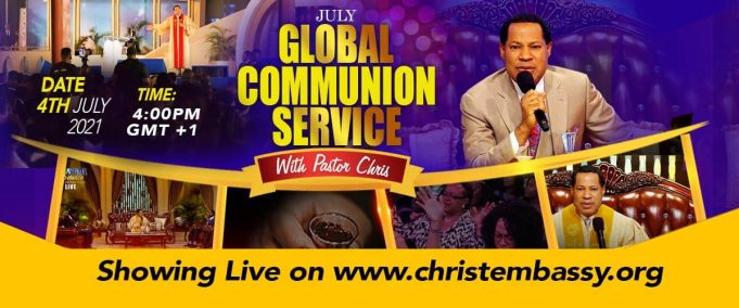 July Global Communion Service With Pastor Chris