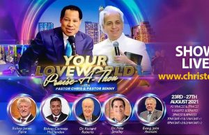Your LoveWorld Praise-A-Thon with Pastors Chris And Benny Takes Airwaves Today