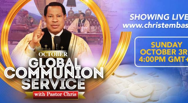 October Global Communion Service With Pastor Chris