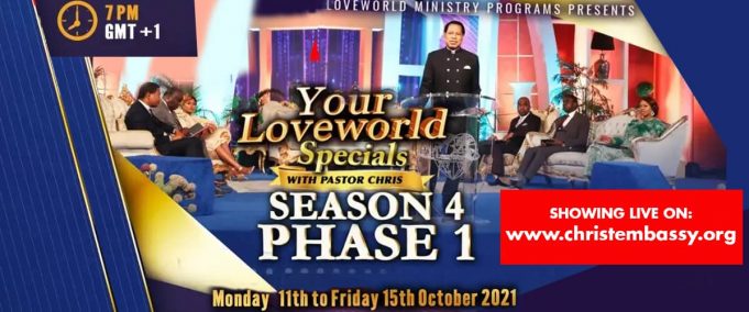 Your Loveworld Specials Season 4 Phase 1 With Pastor Chris