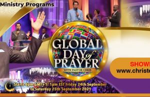 The Global Prayer Day starts today from 6pm (GMT+1)