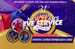 31st New Year’s Eve Service 2022 With Pastor Chris