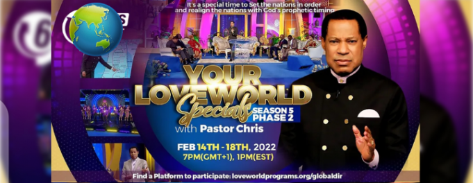 Your Loveworld Specials Season 5 Phase 2 With Pastor Chris