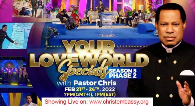 Your Loveworld Specials Season 5 Phase 2 With Pastor Chris