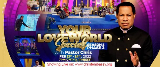 Your Loveworld Specials Season 5 Phase 2 With Pastor Chris