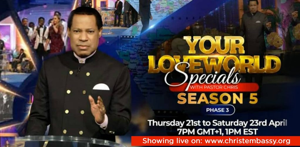 Your Loveworld Specials Season 5 Phase 3 With Pastor Chris