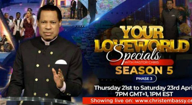 Your Loveworld Specials Season 5 Phase 3 With Pastor Chris