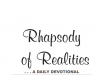 Rhapsody Of Realities Sunday 1st