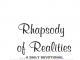 Rhapsody Of Realities Sunday 1st