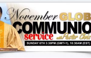 November 2022 Global Communion Service with Pastor Chris