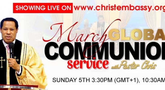 March 2023 Global Communion Service with Pastor Chris