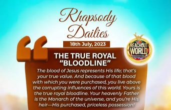 Tuesday 18th July, Today’s Article: The True Royal “Bloodline”