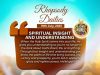 Wednesday 19th July, Today’s Article: Spiritual Insight And Uderstanding