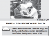 Thursday 20th July, Today’s Article: Truth: Reality Beyond Facts