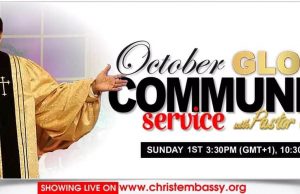 October 2023 Global Communion Service with Pastor Chris