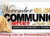 November 2023 Global Communion Service with Pastor Chris