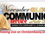 November 2023 Global Communion Service with Pastor Chris