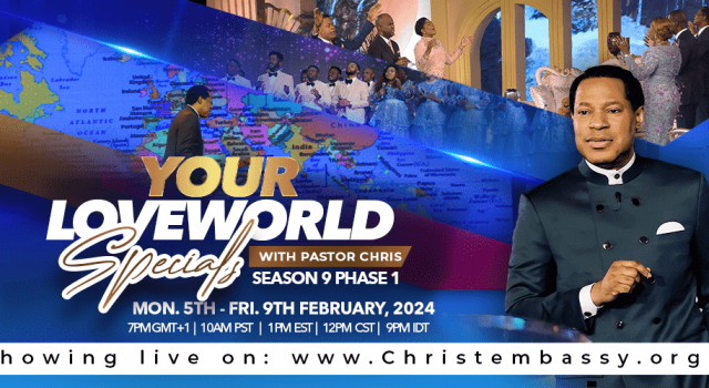 Your Loveworld Specials Season 9 Phase 1 With Pastor Chris