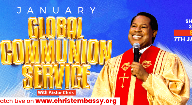 January 2024 Global Communion Service with Pastor Chris