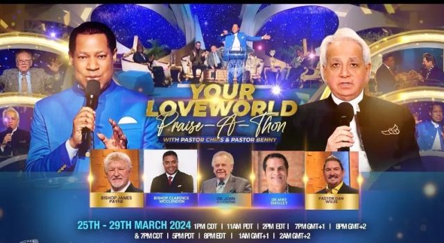 Your Loveworld Praise-A-Thon With Pastor Chris & Pastor Benny