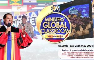 ISM Global Ministers Classroom With Pastor Chris